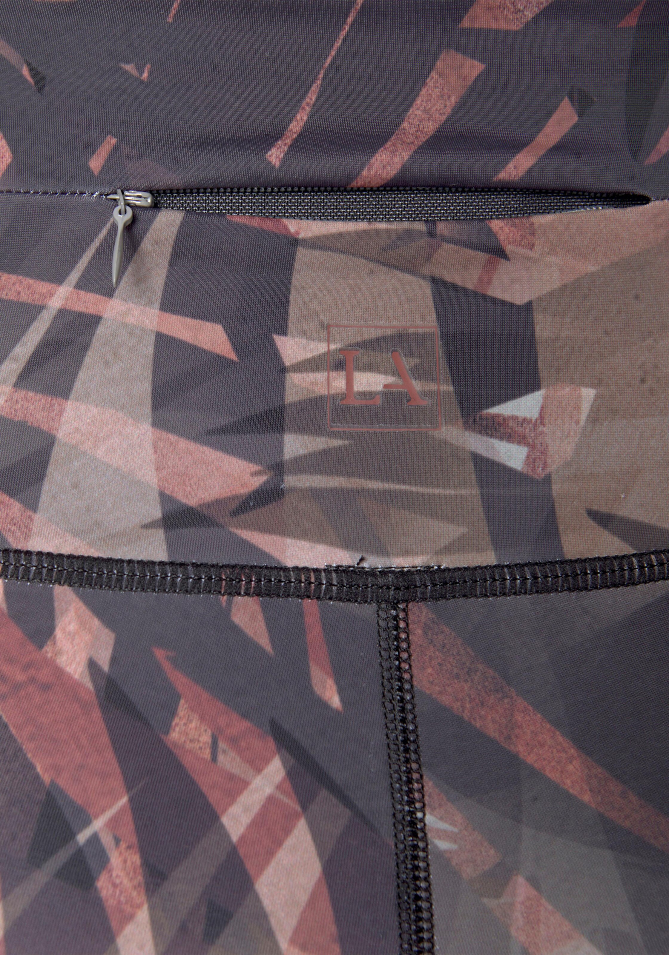 LASCANA ACTIVE Caprileggings in gemustert-braun