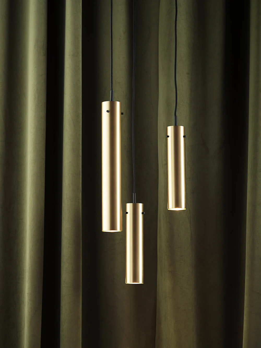 Frandsen  FM 2014 pendel, Solid Brass Polished - H24 cm.