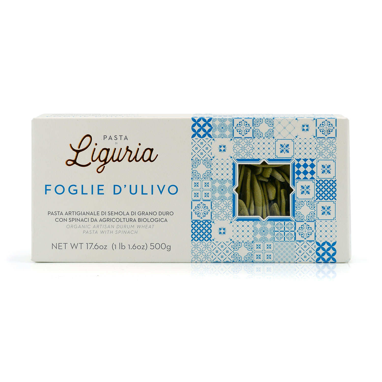 Foglie d'ulivo - Pâtes italiennes bio aux épinards
