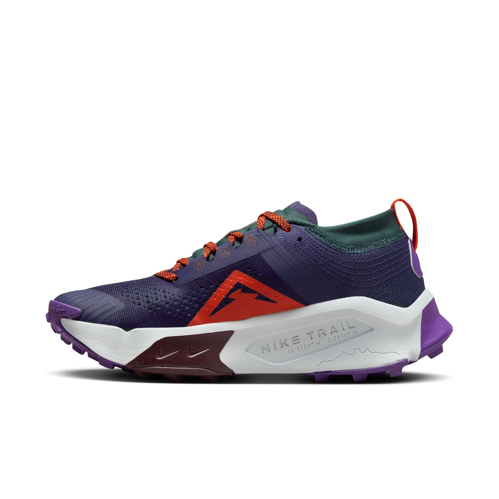 Zegama Dame 500/Purple Ink/Deep Jungle/Purple Cosmos/Safety Orange