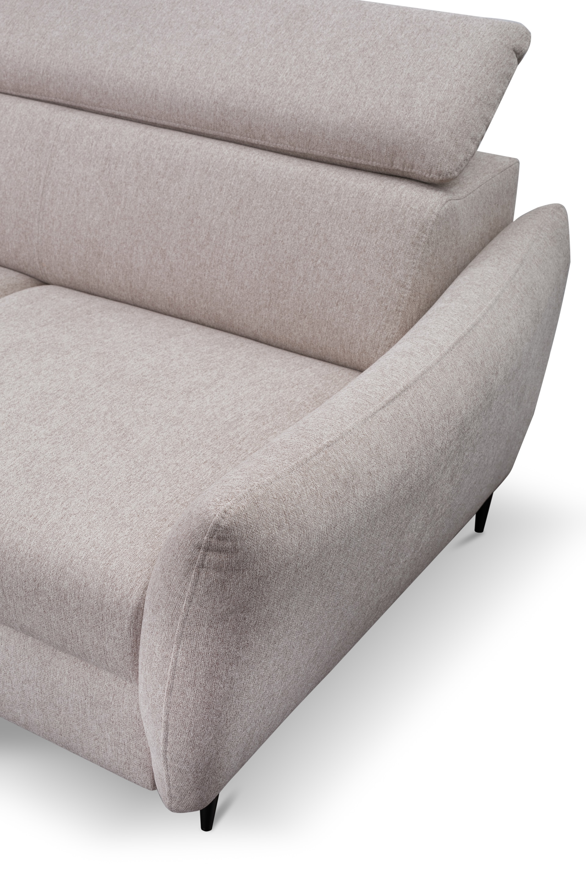 Ecksofa OSCAR 212 x 253 cm grau