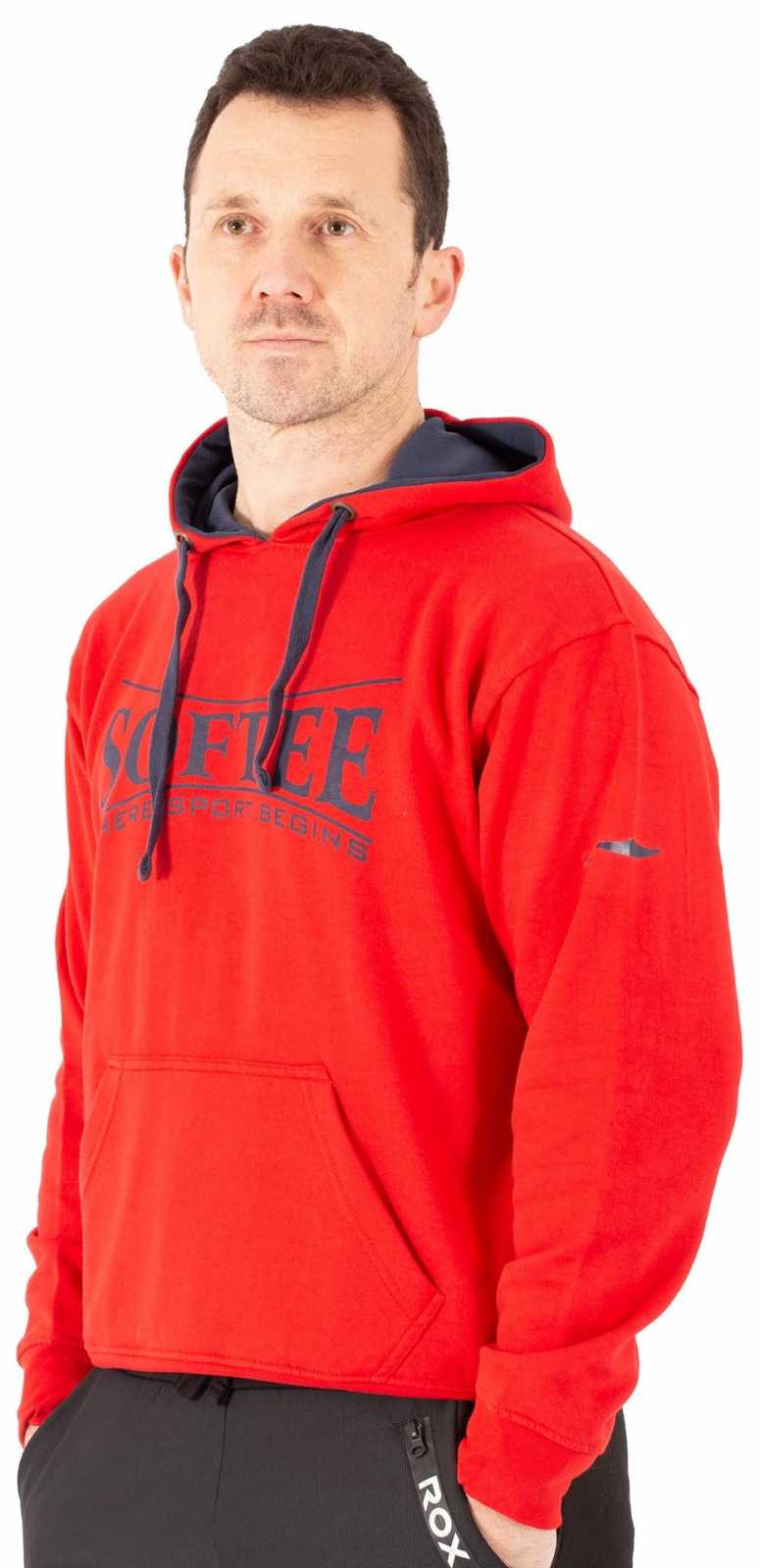 Moletom masculino Softee vermelho para jogos