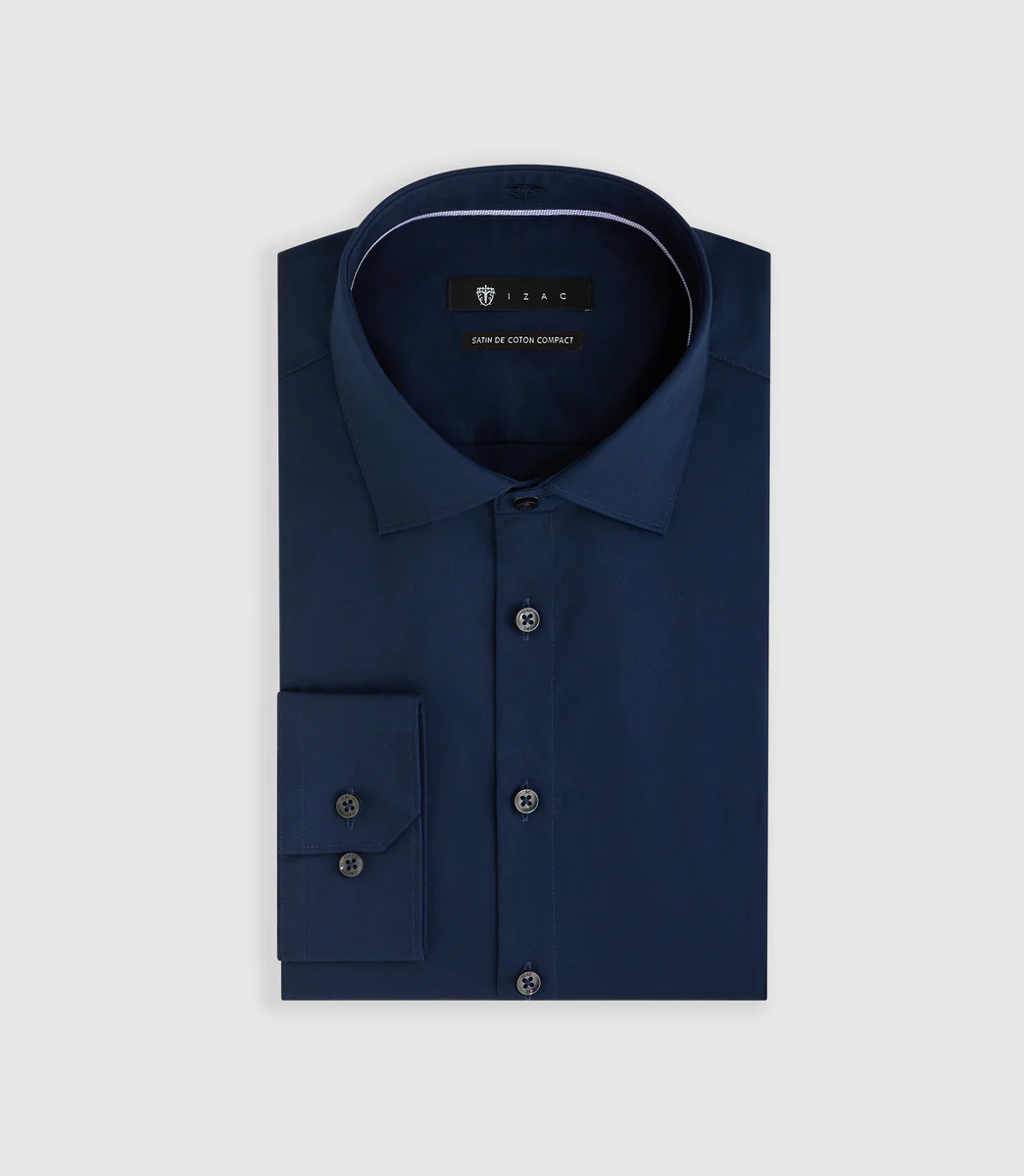 Chemise slim marine 