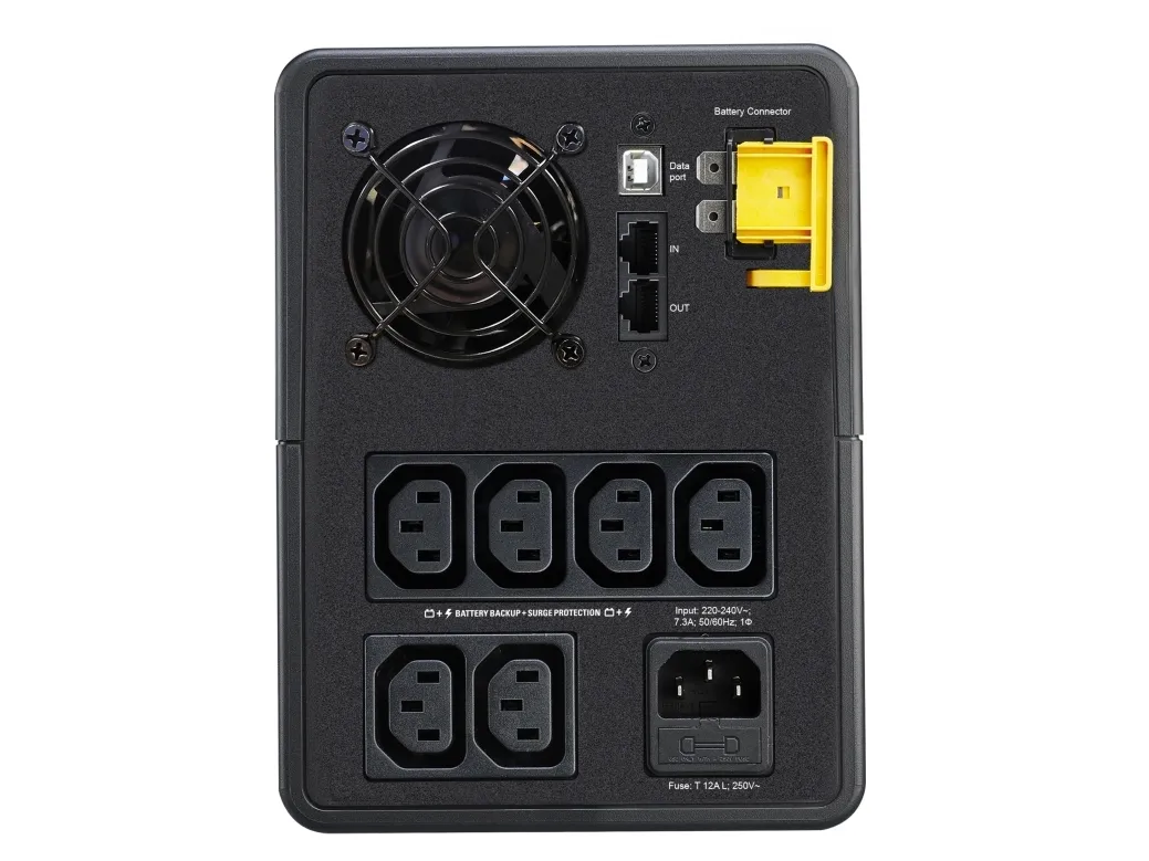 APC Back-UPS BX Series BX1600MI - UPS - AC 230 V - 900 Watt - 1600 VA - 7 At - output-stikforbindelser: 6