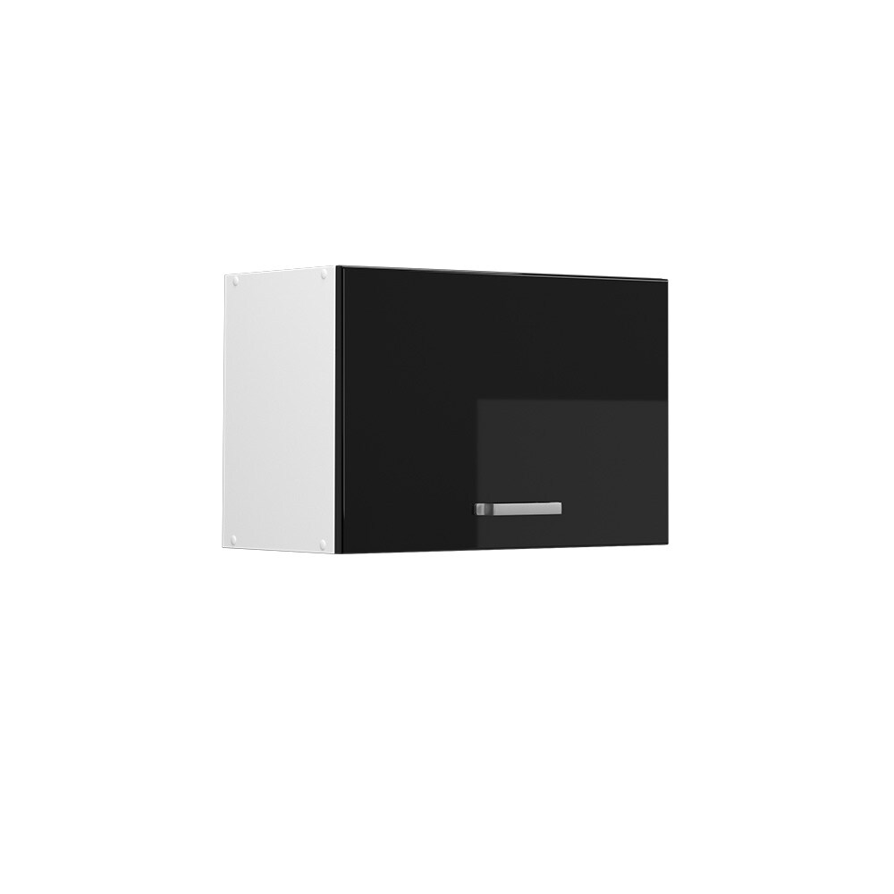 Vicco Hängeschrank flach Küchenschrank R-Line Solid Weiß Schwarz 60 cm modern