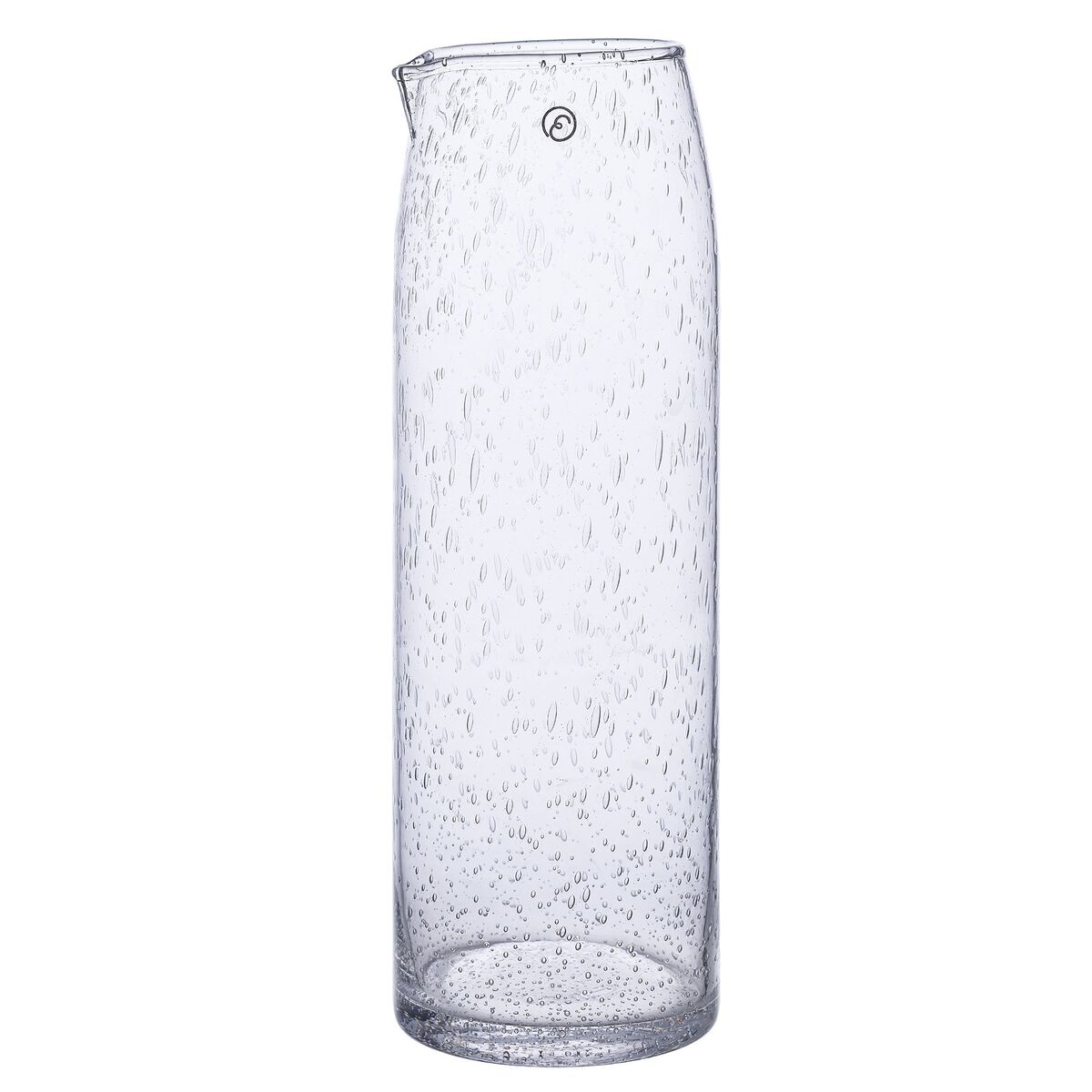 Karaffel 24 cm, boblete glass