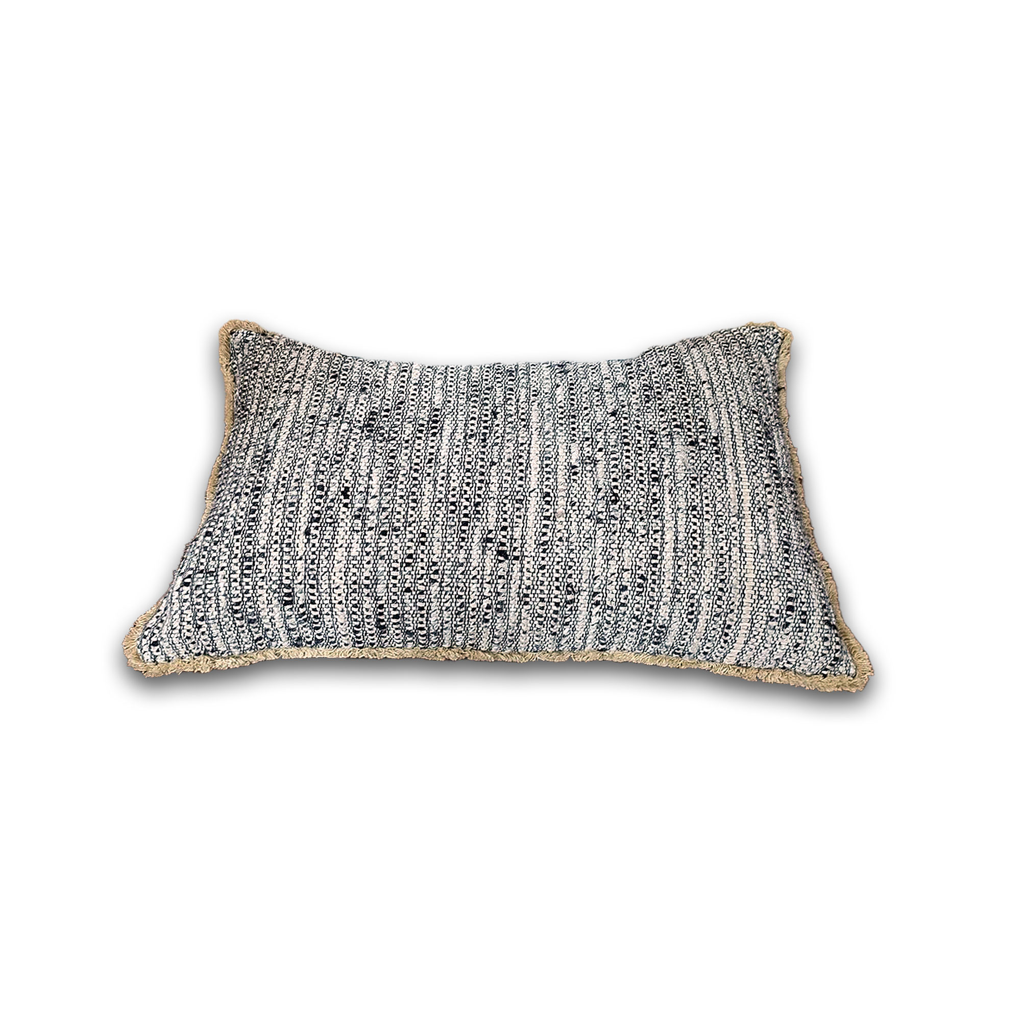 Kissen 'Cozy', grau-weiß, beige, B 60 cm, H 40 cm von fischer's lagerhaus