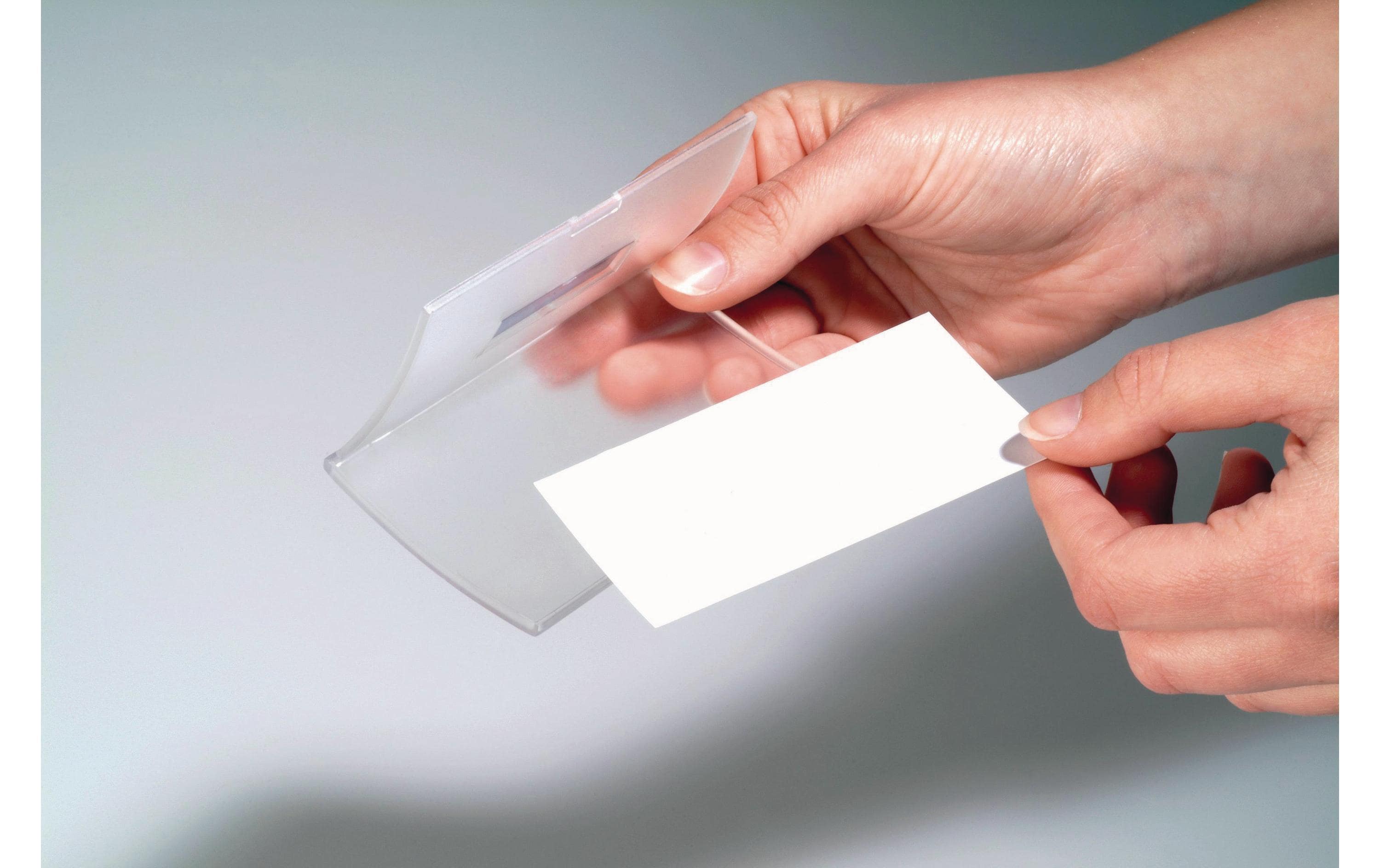 Namensschild mit Magnet Click Fold 40 x 75 mm, 10 Stück10 aufklappbare Namensschilder mit Doppel-Magneten