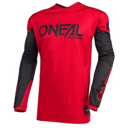 Maillot cross O'Neal ELEMENT - THREAT - RED BLACK 2023 - Rouge / Noir