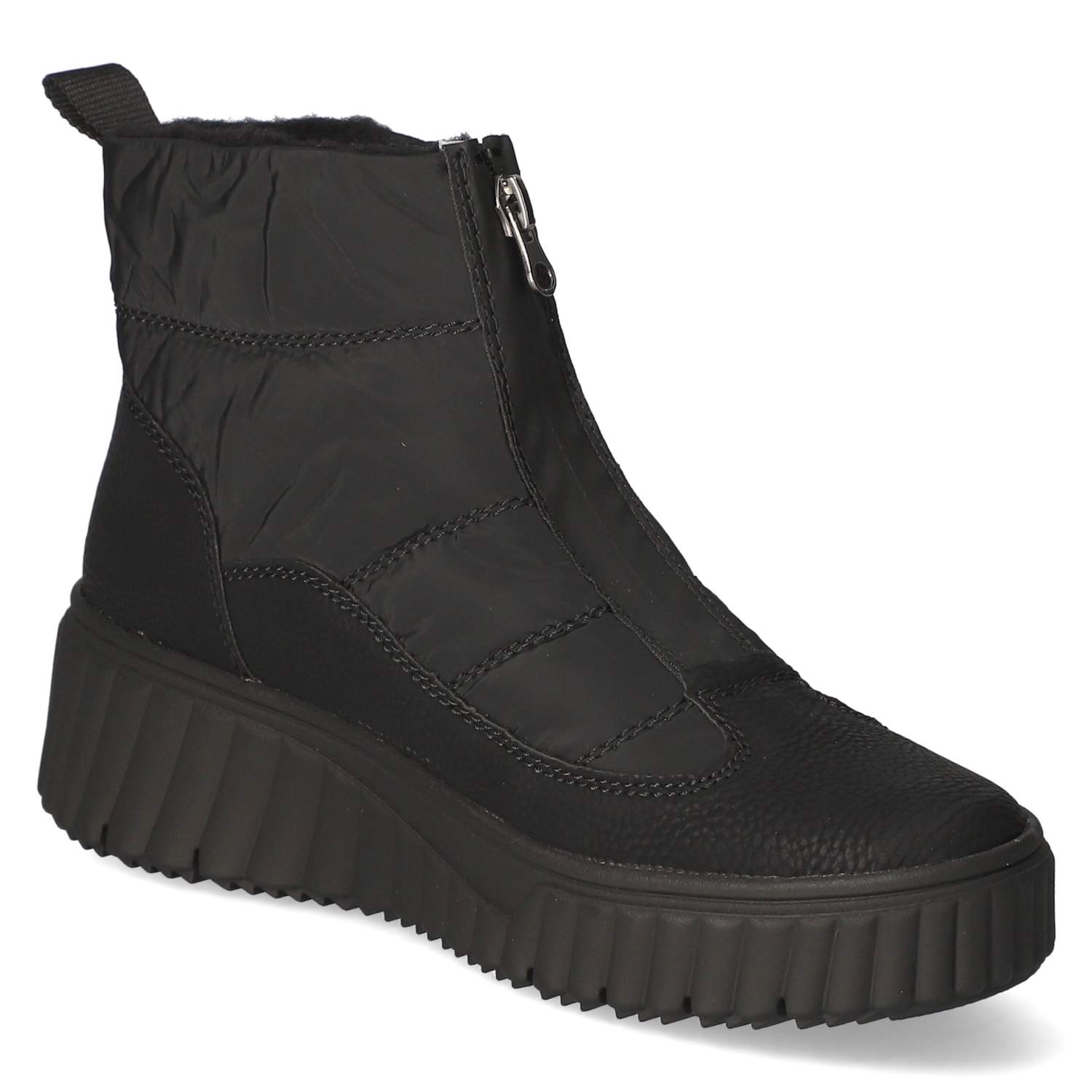 Rieker Stiefeletten - schwarz/schwarz