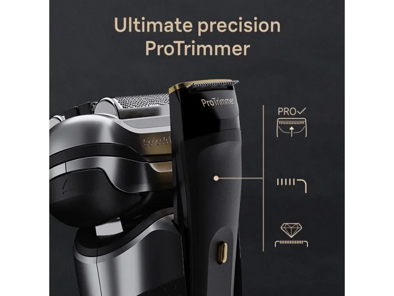 Braun Series 9 Pro  9560cc, Sort, Batteri, Lithium-Ion (Li-Ion), Indbygget batteri, 60 min., Kasse