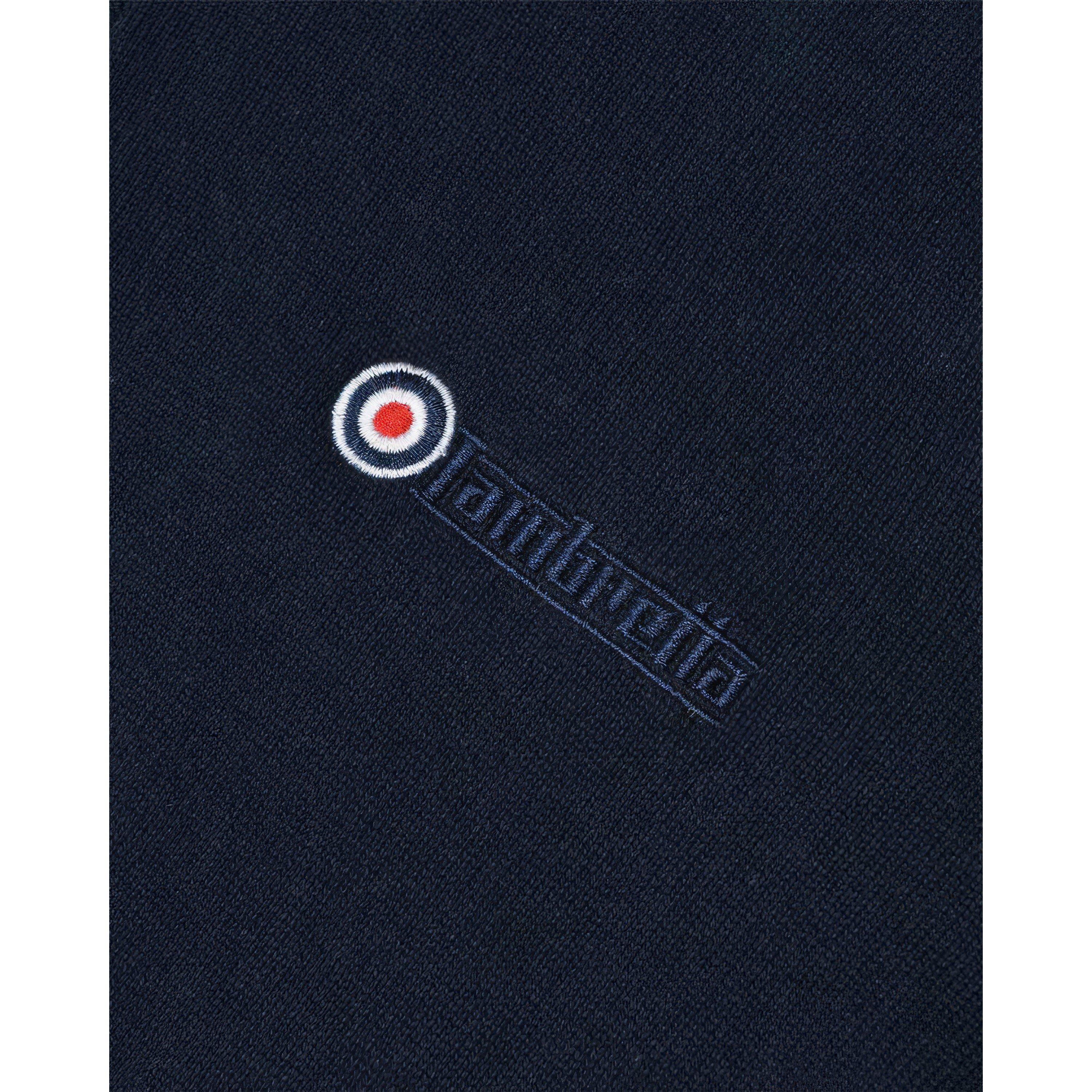 Lambretta Long Sleeve Tipped Knitted Polo