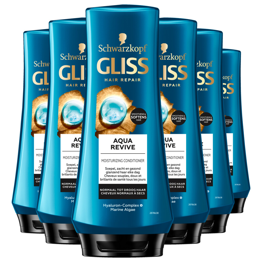 6x Gliss Aqua Revive Conditioner200 ml
