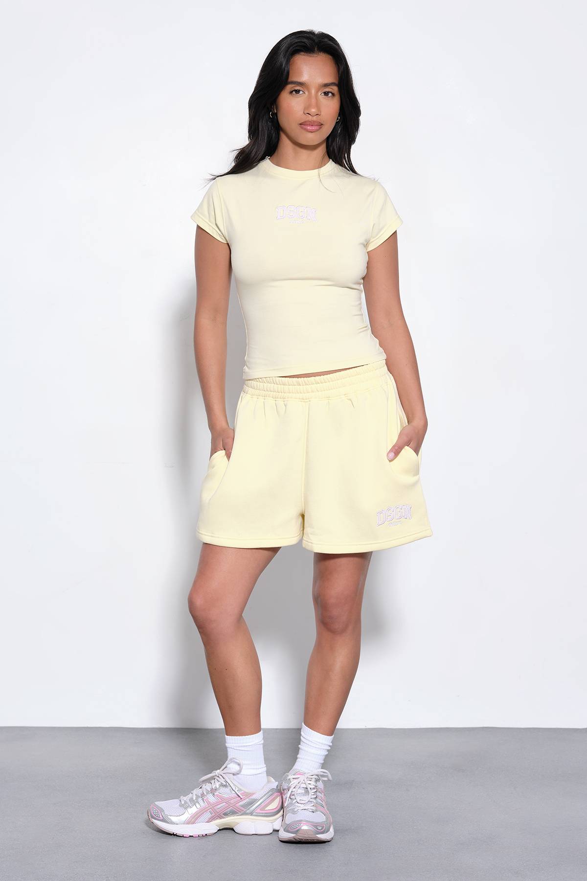 Short Molleton Appliqué Collegiate Dsgn Studio