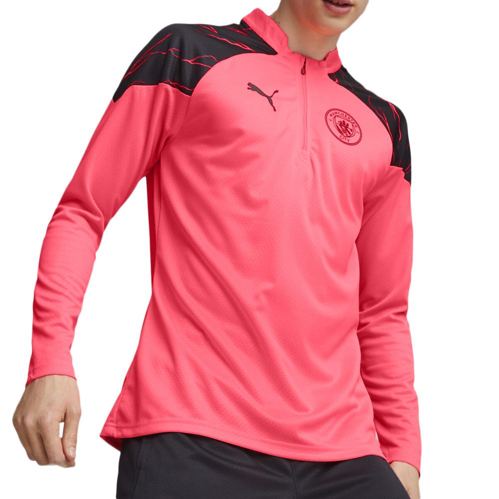 Puma Manchester City Sweat 1/4 Zip Rose Homme Puma 2024