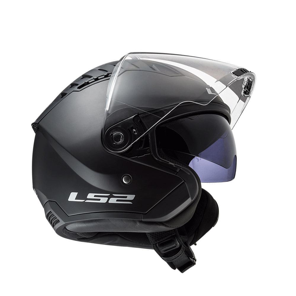 Casque Moto Jet LS2 Copter Matt Black