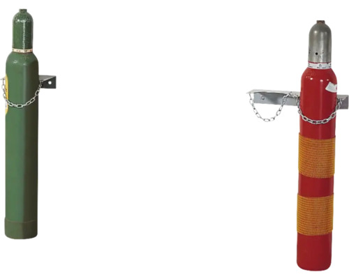 Gasfleswandbeugel WH 140-S voor 1 gasfles tot max. Ø 140 mm, staal verzinkt