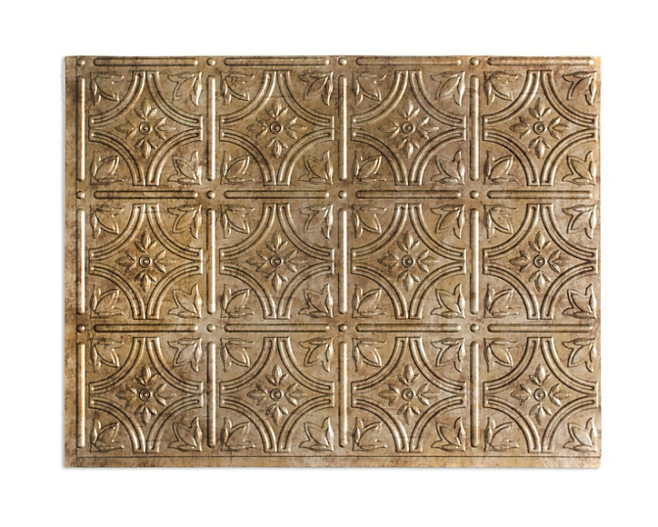 Panneau mural PVC 3D Empire bronze 47 x 61,7 cm