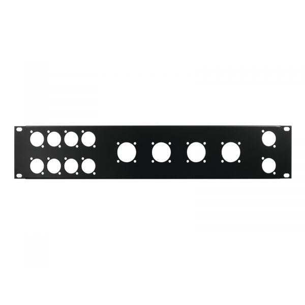 Omnitronic Front Panel Z-19 8x D-Type/4xNL8/T 2U