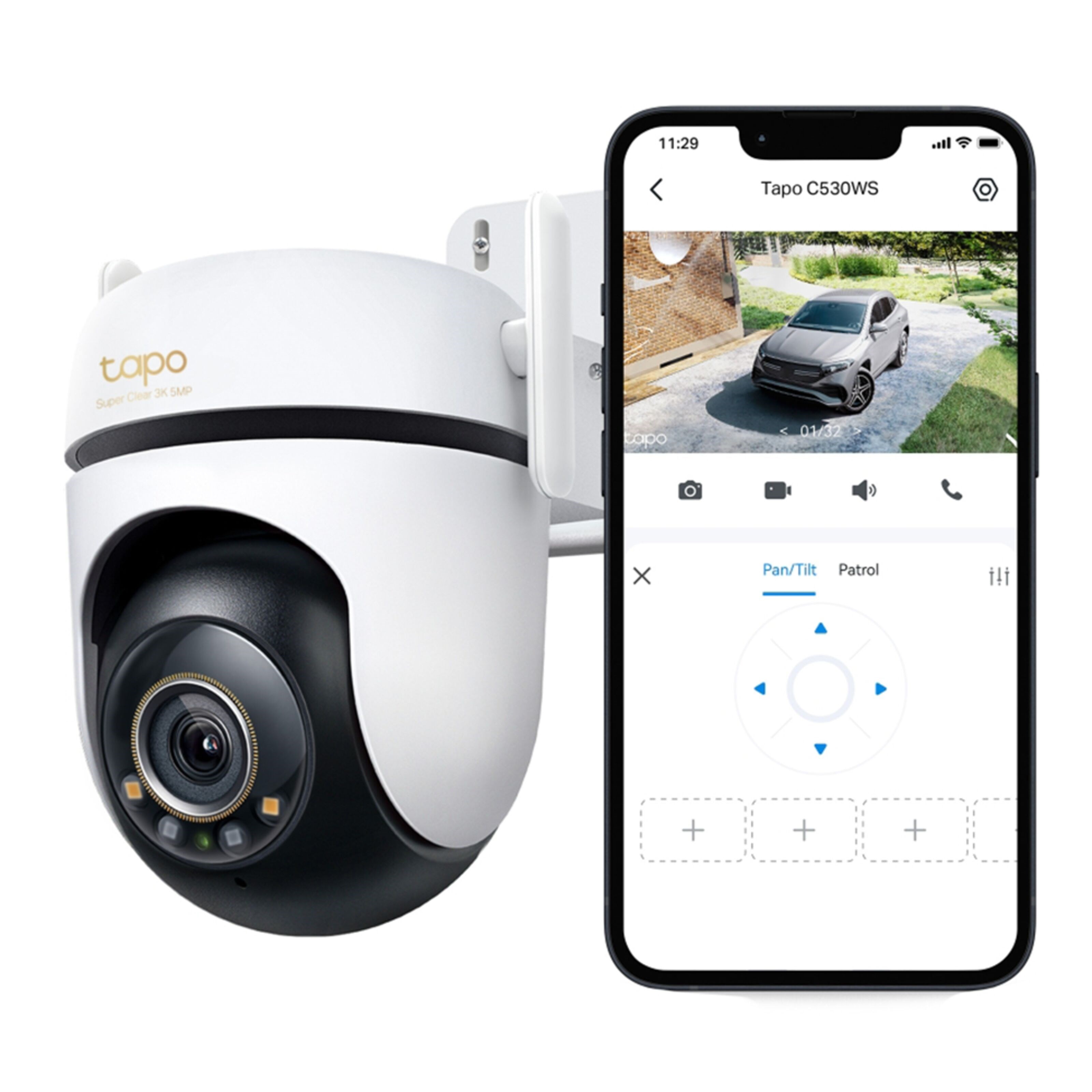 TP-link Tapo C530WS Trådløst overvåkningskamera