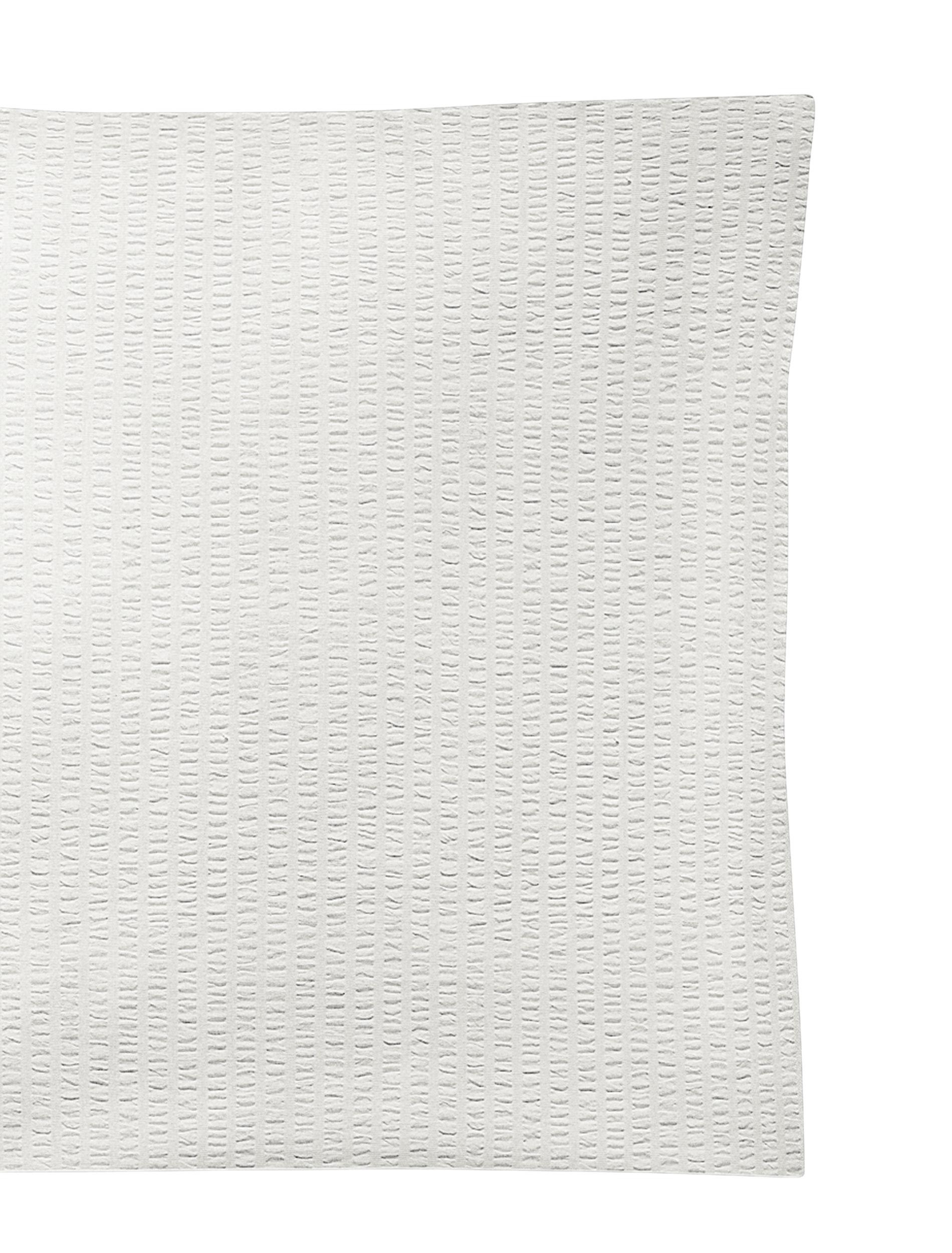 Bettwäsche Seersucker weiss 135x200cm, mit 1 Kissen