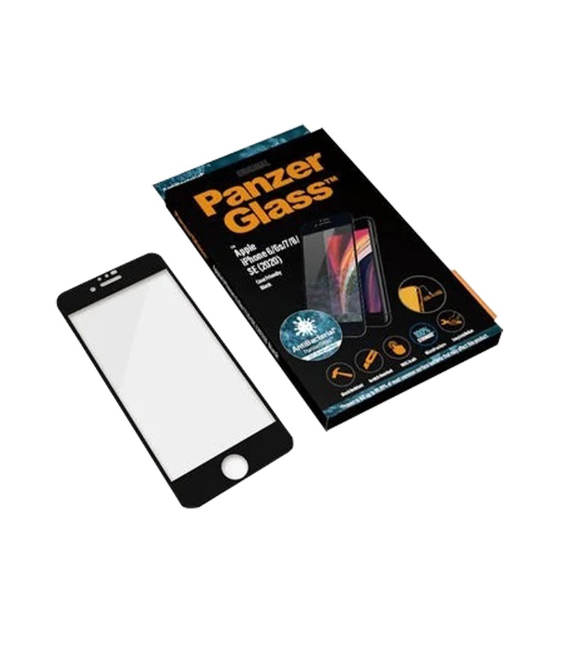 PanzerGlass- Skærmbeskyttelse Apple iPhone 8 - 7 - 6s - 6 - SE (2020/2022) - Edge-to-Edge
