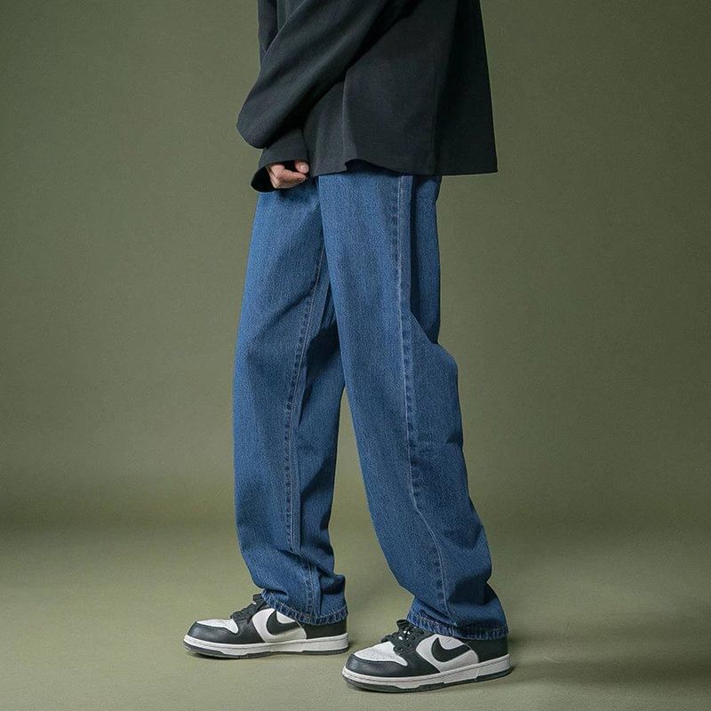 Femilina - Hoge taille wijde pijp jeans