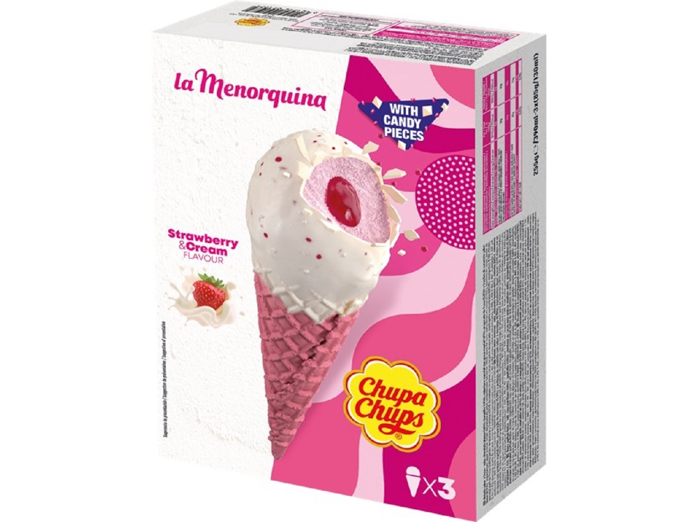 CONE CHUPA CHUPS 390ML (3 UN)