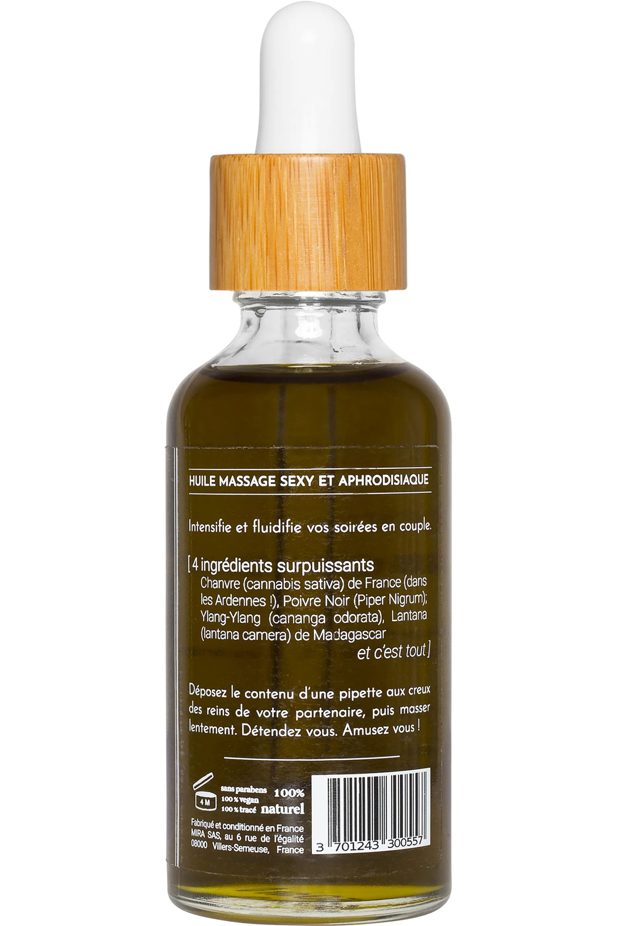 My Mira Huile de massage Chanvre à coucher-50 ml