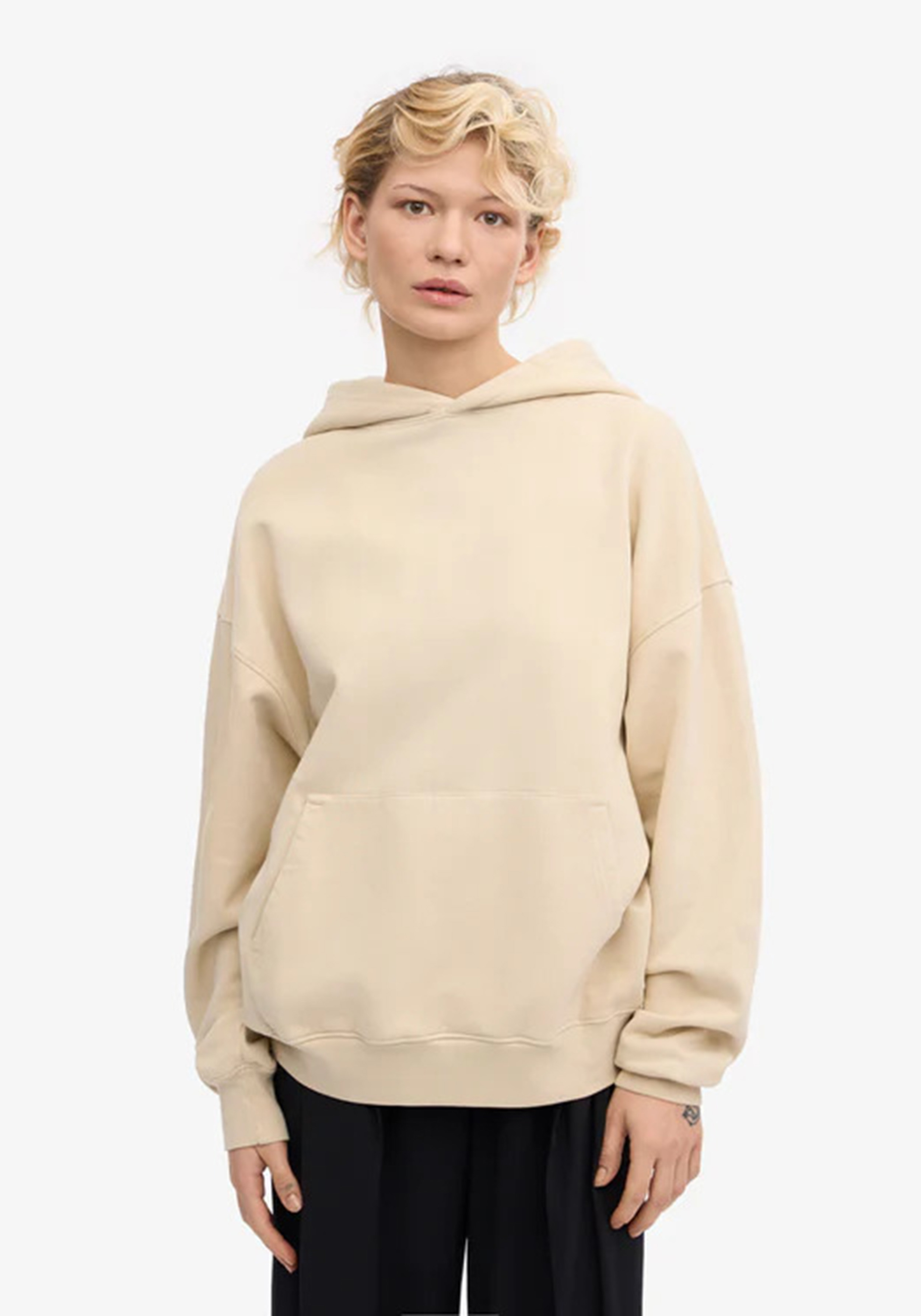 Colorful Standard Oversized Hoodie Ivory White