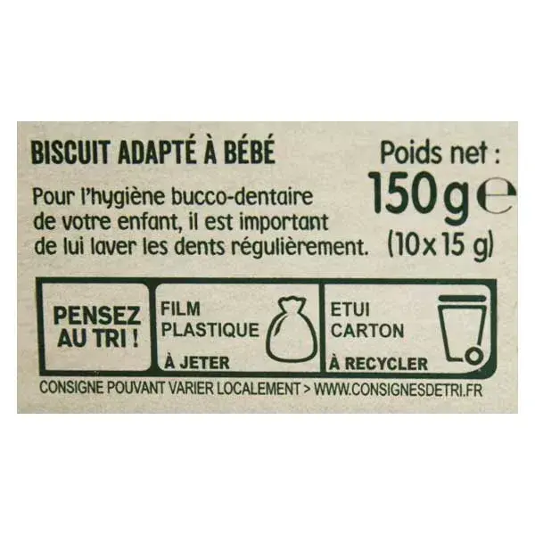 Biscoito Blédina Organic Harvests My First Biscuit 150g