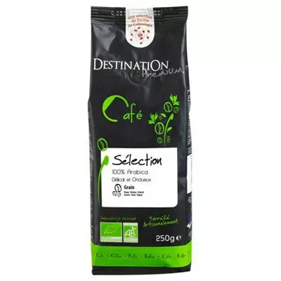 Destination Premium Kaffe Bønner 100% Arabica Ø - 250 g.