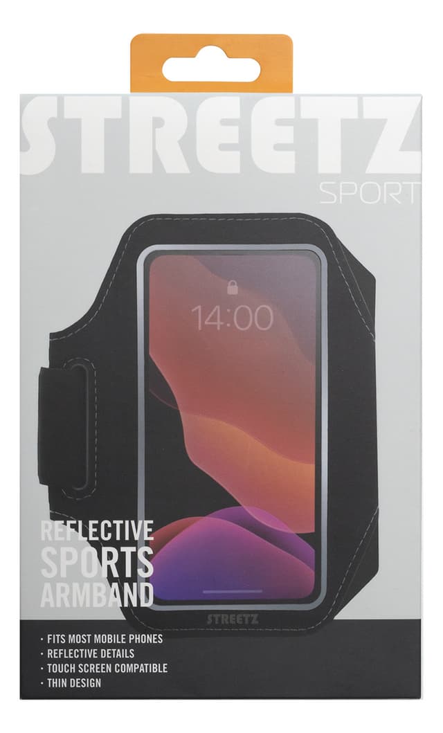 Sport armband reflective fits up to most 6.5