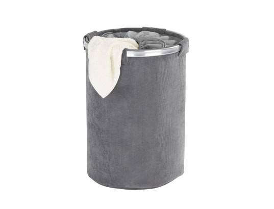 WENKO - Panier à linge cordoba 68l - gris