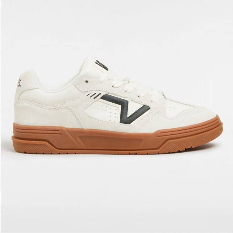 Vans Crème Leren Sneaker Collectie Beige