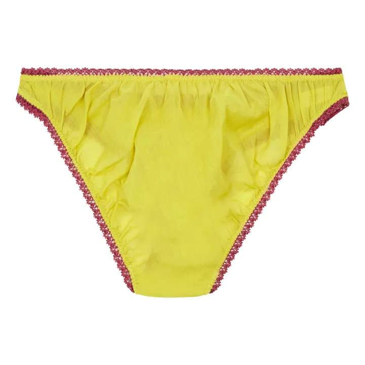 Germaine des prés Culotte Croquet Coton Bio | Jaune moutarde