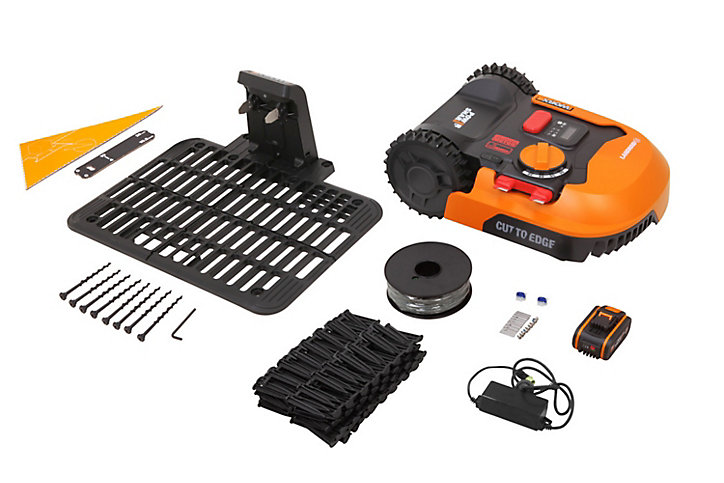Robot tondeuse 20 V Worx WR143 M1000 Landroid 1000 m² 18 cm