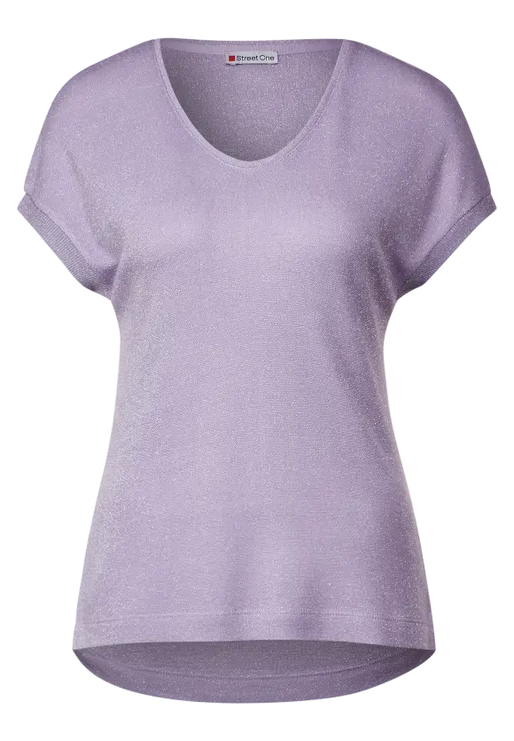 Schimmer T-Shirt - shiny lilac
