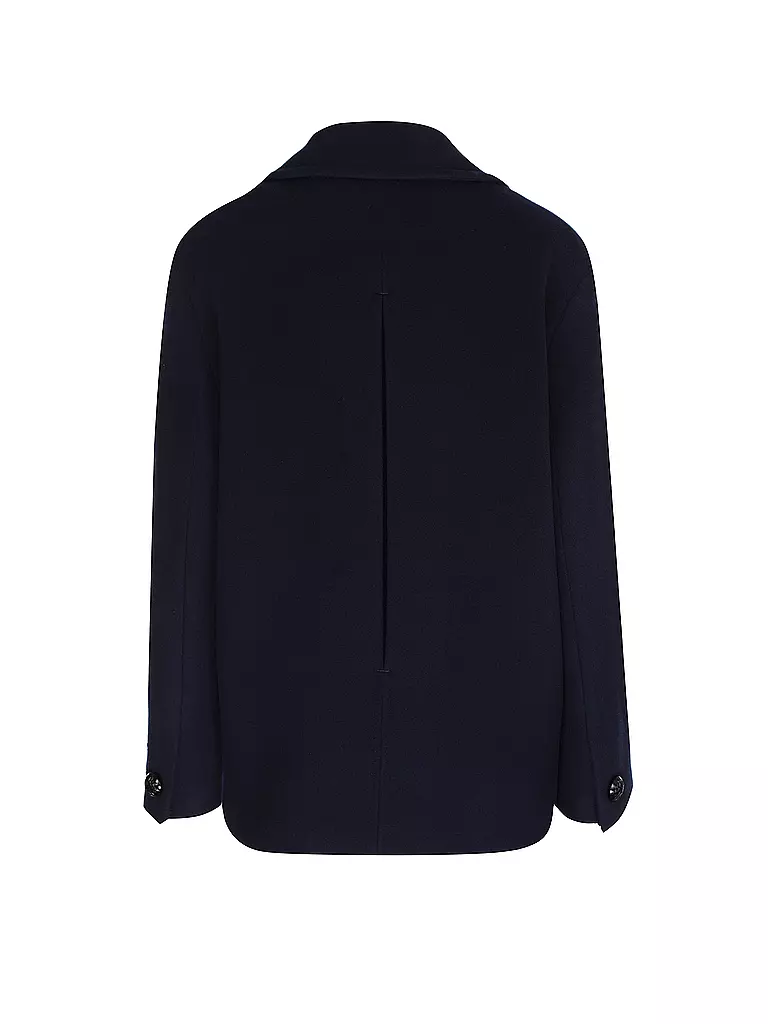 MSGM Wollmantel  dunkelblau