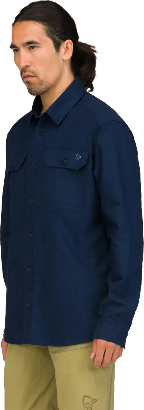 Norrøna Femund Cotton Shirt M'S Navy Blazer