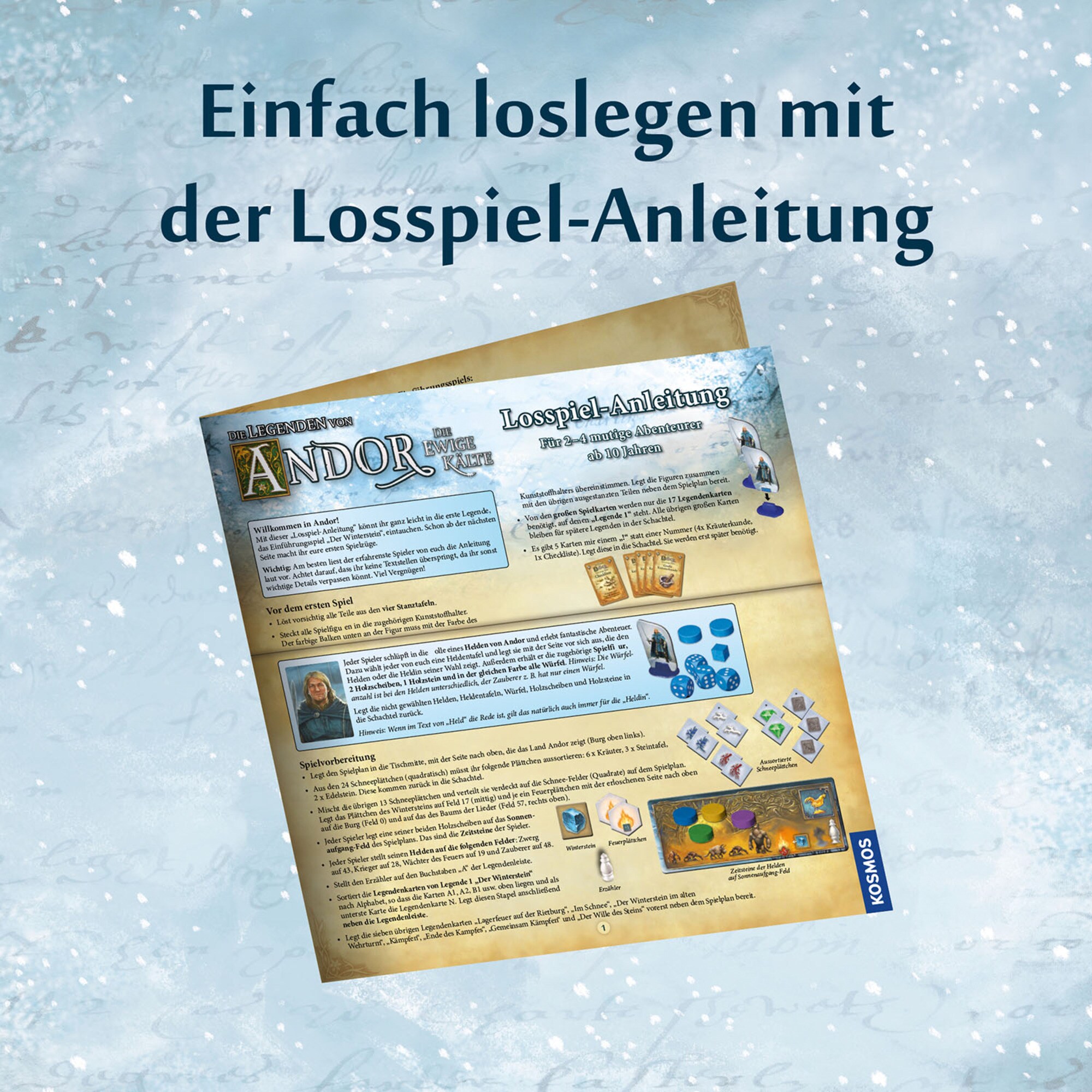 Kosmos Brettspiel Die Legenden von Andor - Die ewige Kälte