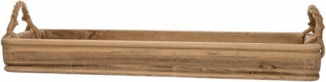 Intratuin decoratieschaal met touw naturel 81 x 20 x 8 cm