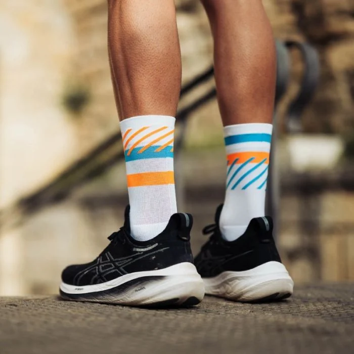 Incylence Unisex Strømper Running Disrupts Socks Hvid