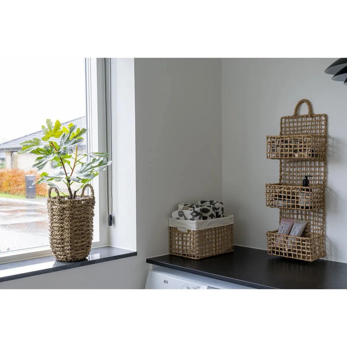 Epikasa Paniers décoratifs Bustelo - Lot de 2 - Marron