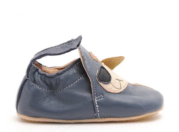 Easy peasy chaussons bebe my blublu chien oeil bleu