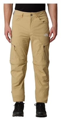 Pantalon Convertible The North Face Exploration Tapered Beige Homme