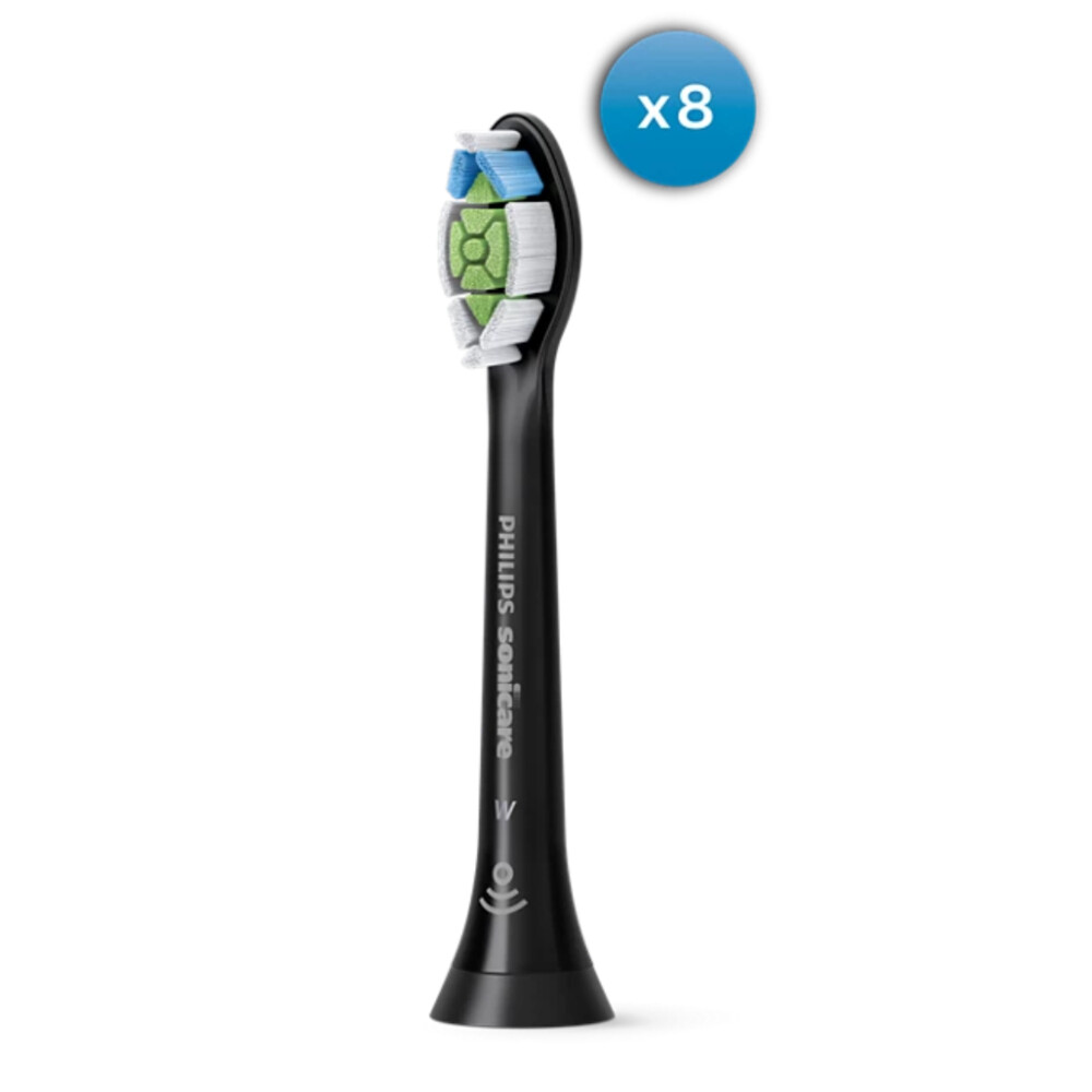 Philips Sonicare Opzetborstels Optimal White W2 Zwart8 stuks
