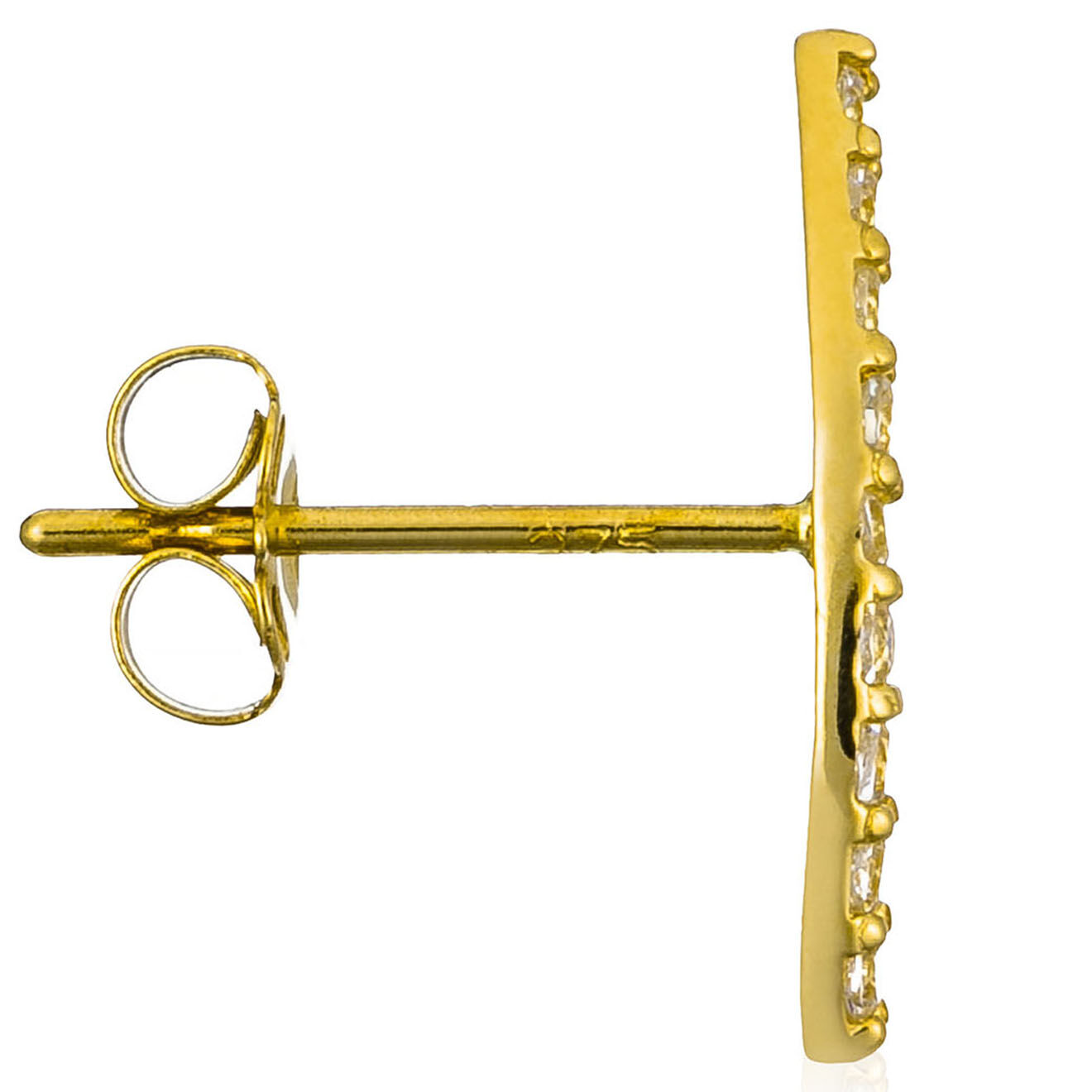 Instant d'Or Boucles d'oreilles Merveille grimpantes or jaune