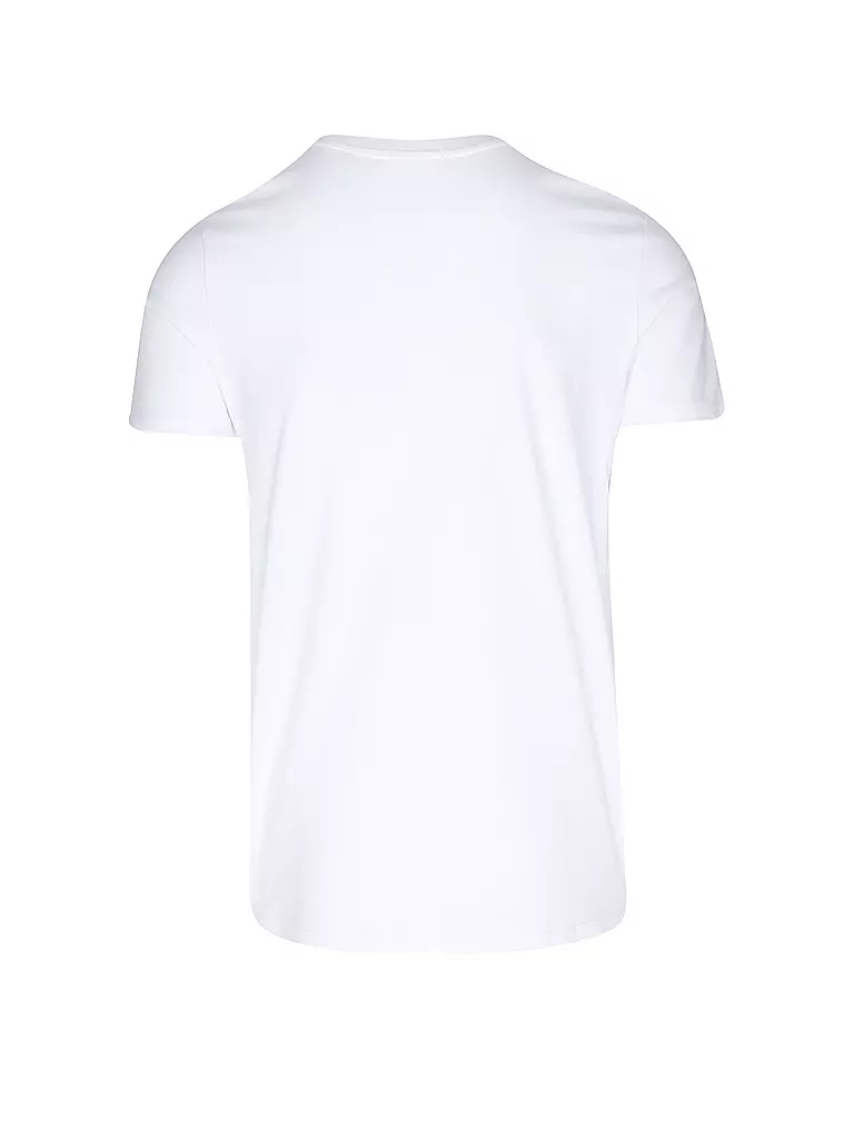GREENBOMB T-Shirt GUIDE NATURE FOREST HAPPY weiss