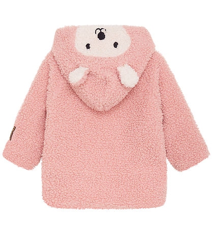 Minymo Fleecejakke - Teddy - Peach Beige